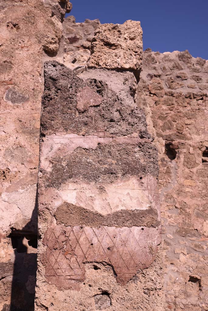 I.4.12 Pompeii. October 2019. Area g, detail, looking east. 
Foto Tobias Busen, ERC Grant 681269 DÉCOR.