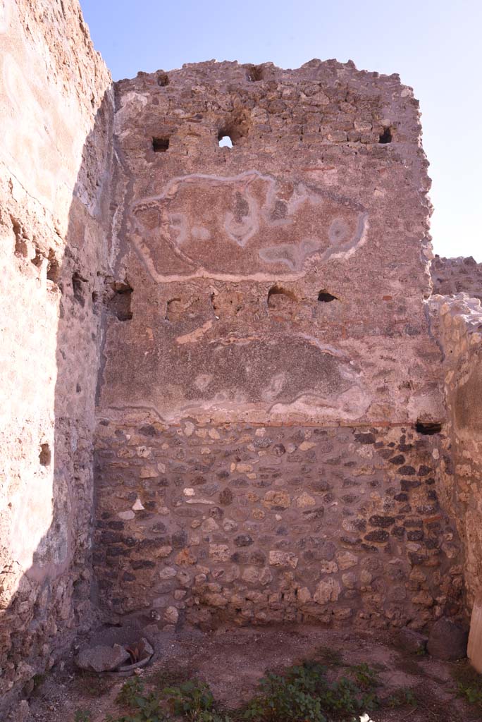 I.4.12 Pompeii. October 2019. Room h, east wall.
Foto Tobias Busen, ERC Grant 681269 DÉCOR.
