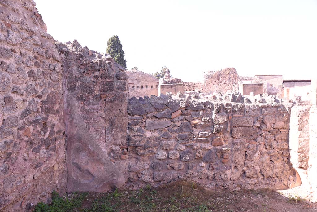 I.4.12 Pompeii. October 2019. Room d, west wall.
Foto Tobias Busen, ERC Grant 681269 DÉCOR.