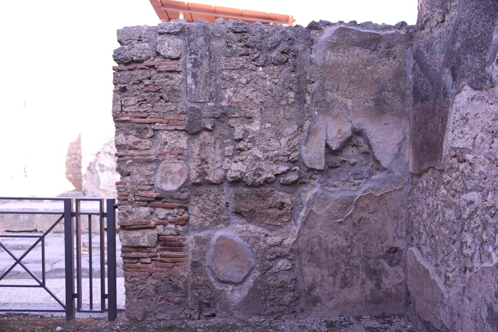 I.4.18 Pompeii. October 2019. North wall in north-east corner of workshop. 
Foto Tobias Busen, ERC Grant 681269 DÉCOR.