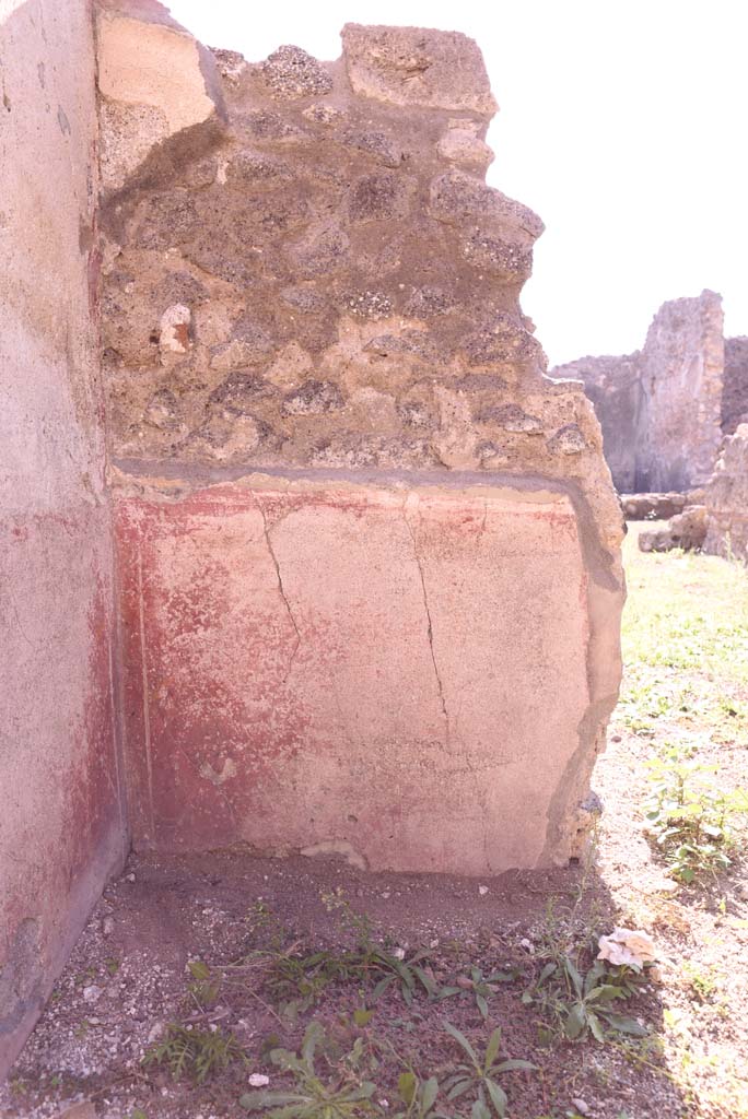I.4.22 Pompeii. October 2019. South wall in south-east corner of room “c”.
Foto Tobias Busen, ERC Grant 681269 DÉCOR.