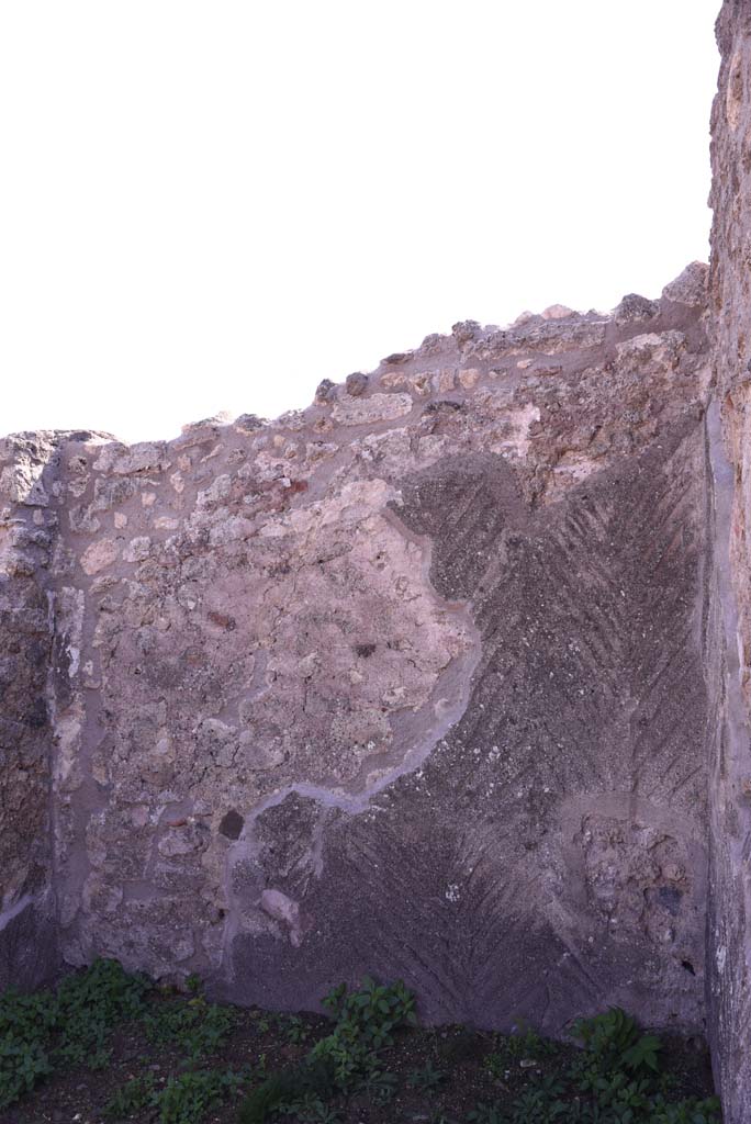 I.4.22 Pompeii. October 2019. Room “m”, detail from south wall.
Foto Tobias Busen, ERC Grant 681269 DÉCOR.