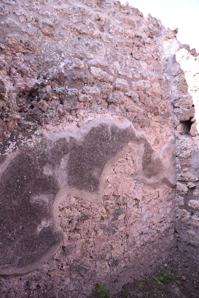 I.4.22 Pompeii. October 2019. Room “n”, looking north along west wall. 
Foto Tobias Busen, ERC Grant 681269 DÉCOR.