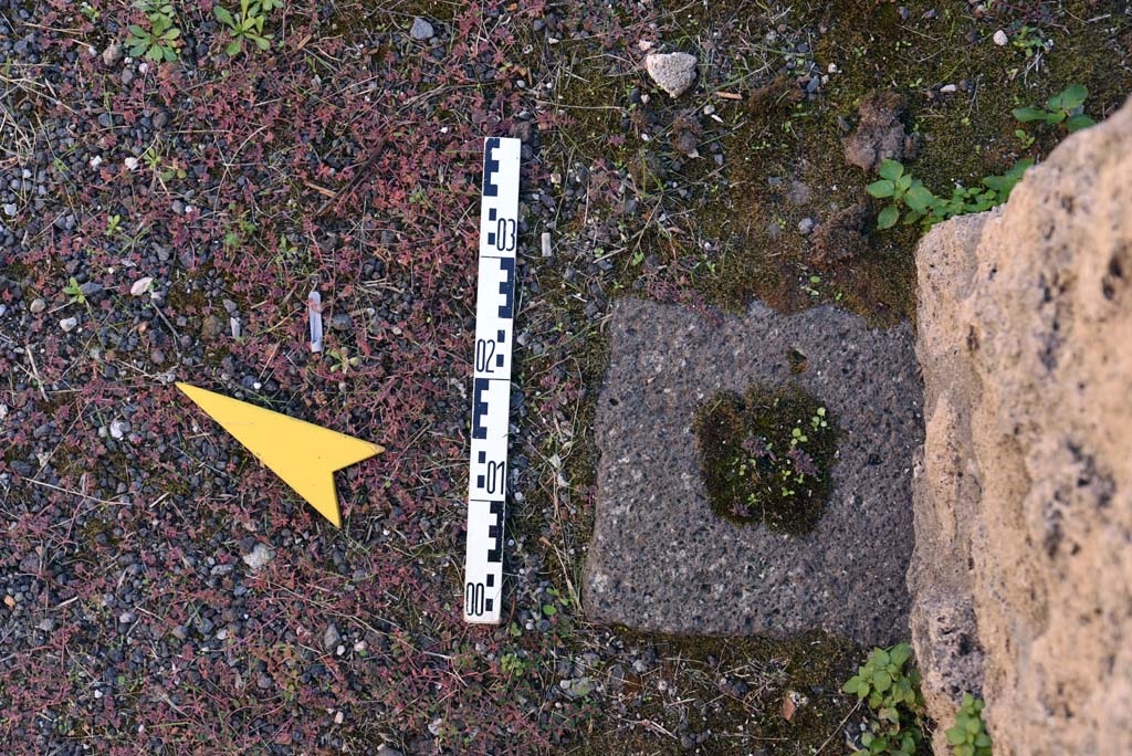 I.4.25/I.4.5 Pompeii. October 2019. Entrance corridor/fauces 3, detail from south side of entrance corridor/fauces.
Foto Tobias Busen, ERC Grant 681269 DÉCOR.