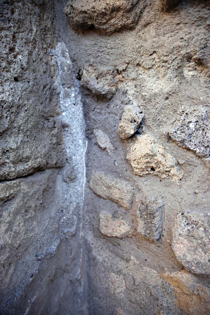 I.4.25/1.4.5 Pompeii. October 2019. Cubiculum 8, detail from north side of recess/niche.
Foto Tobias Busen, ERC Grant 681269 DÉCOR.