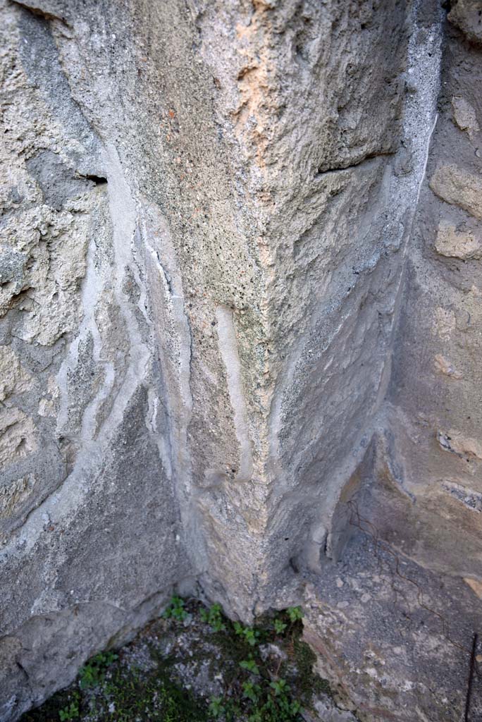 I.4.25/1.4.5 Pompeii. October 2019. Cubiculum 8, detail from north end of recess/niche.
Foto Tobias Busen, ERC Grant 681269 DÉCOR.