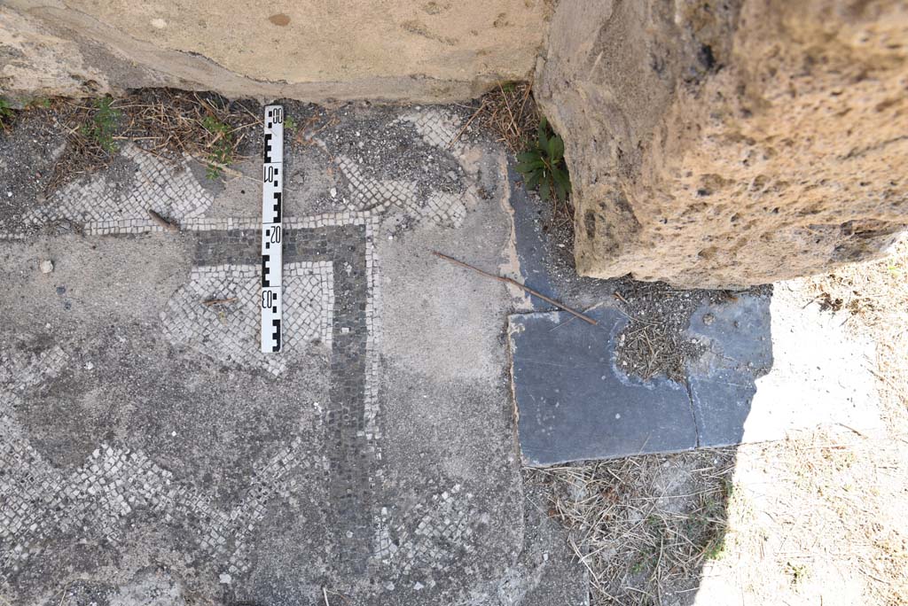 I.4.25 Pompeii. September 2020. Room 34, detail of flooring near south-west corner and entrance doorway, on right.
Foto Tobias Busen, ERC Grant 681269 DÉCOR.