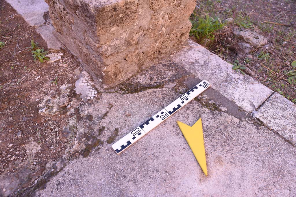 I.4.25 Pompeii. October 2019. Room 35, detail from north end.
Foto Tobias Busen, ERC Grant 681269 DÉCOR.