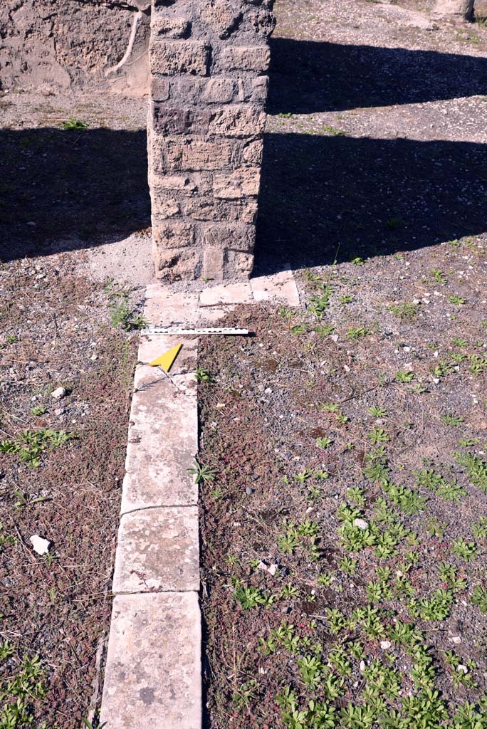 I.4.25/1.4.5 Pompeii. October 2019. Tablinum 14, looking north along threshold of doorway at east end. 
Foto Tobias Busen, ERC Grant 681269 DÉCOR.
