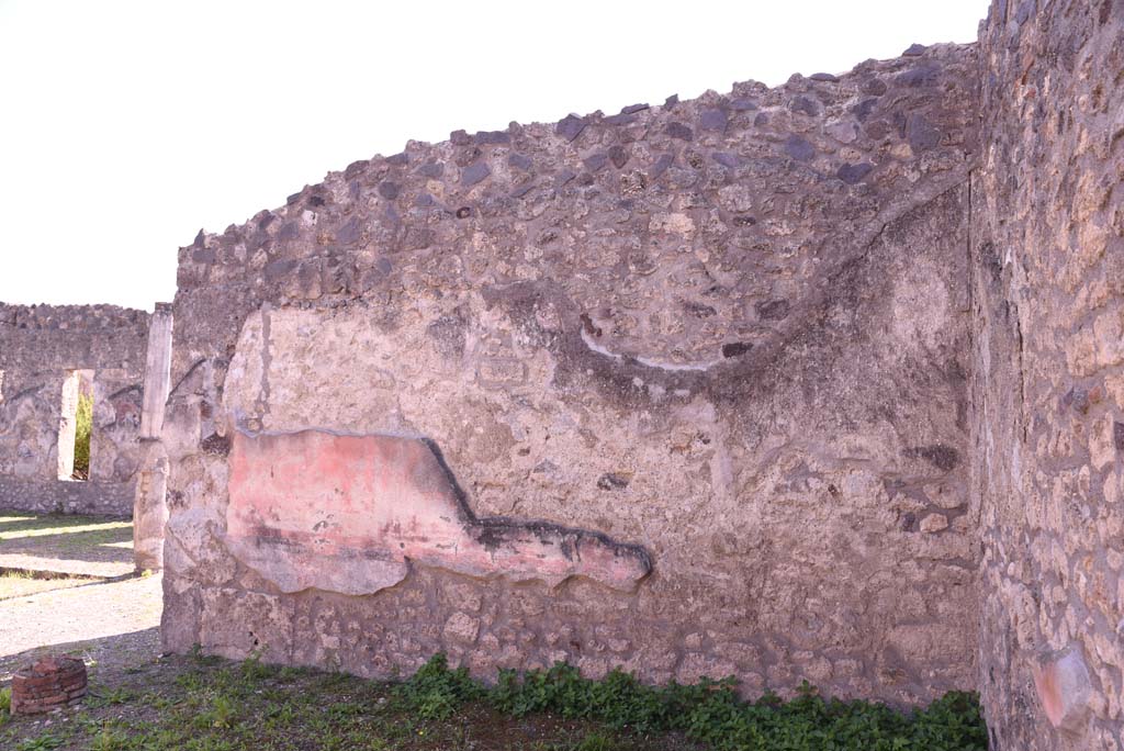I.4.5 Pompeii. October 2019. Exedra 18, south wall.
Foto Tobias Busen, ERC Grant 681269 DÉCOR.