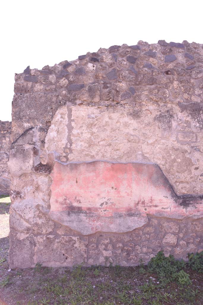 I.4.5 Pompeii. October 2019. Exedra 18, detail from south wall.
Foto Tobias Busen, ERC Grant 681269 DÉCOR.