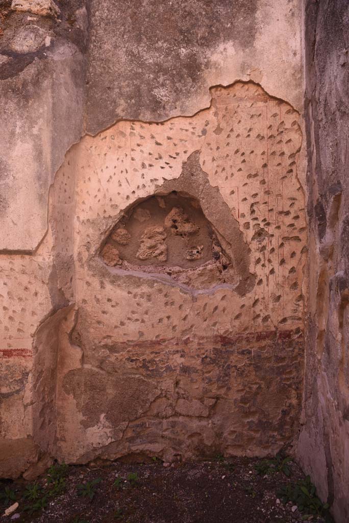 I.4.25 Pompeii. October 2019. Room 44, detail from south wall of cubiculum,
Foto Tobias Busen, ERC Grant 681269 DÉCOR.