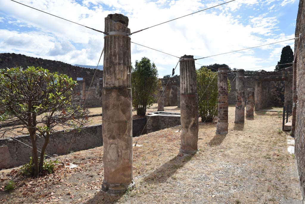 I.4.25 Pompeii. September 2020. Middle Peristyle 17, looking south-west across peristyle garden from north portico. 
Foto Tobias Busen, ERC Grant 681269 DÉCOR