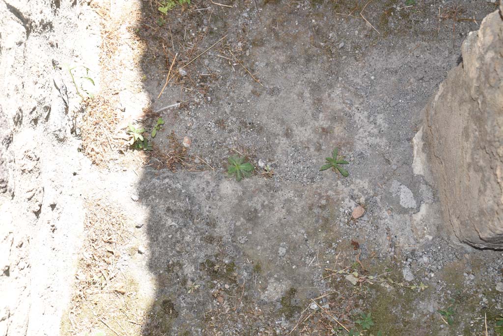 I.4.25/I.4.5 Pompeii. September 2020. Doorway threshold in Corridor 13A, or unnumbered corridor, looking south. 
Foto Tobias Busen, ERC Grant 681269 DÉCOR.