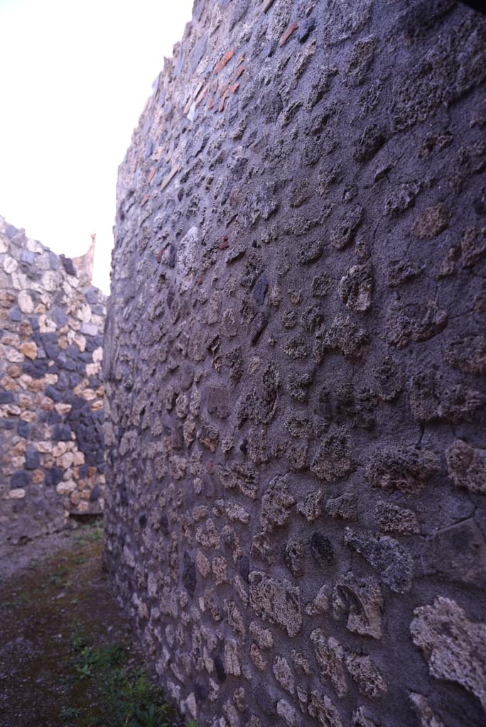 I.4.25/I.4.5 Pompeii. October 2019. East wall at north end of Corridor 13A, or unnumbered corridor. 
Foto Tobias Busen, ERC Grant 681269 DÉCOR.