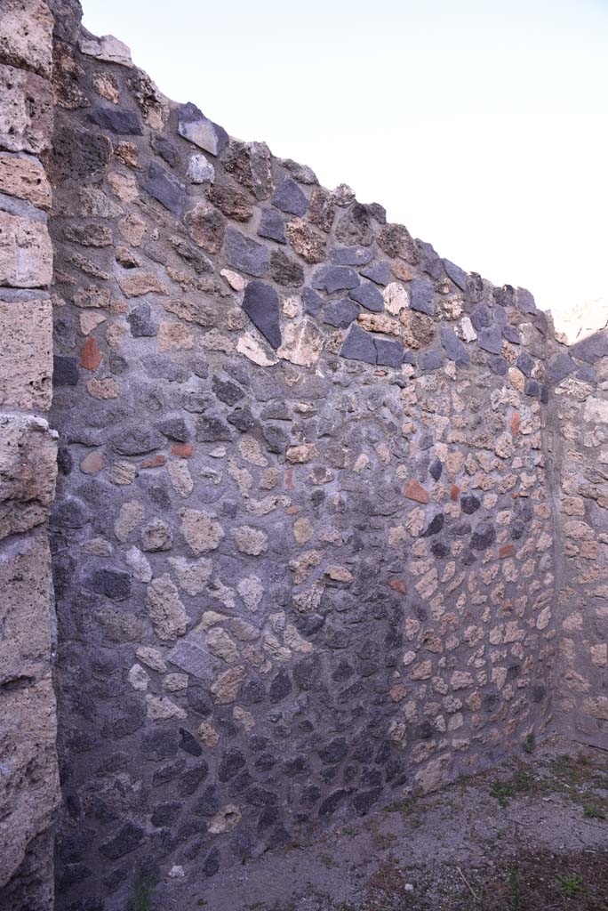 I.4.25/I.4.5 Pompeii. October 2019. Apodyterium 38, north wall and north-east corner.
Foto Tobias Busen, ERC Grant 681269 DÉCOR.