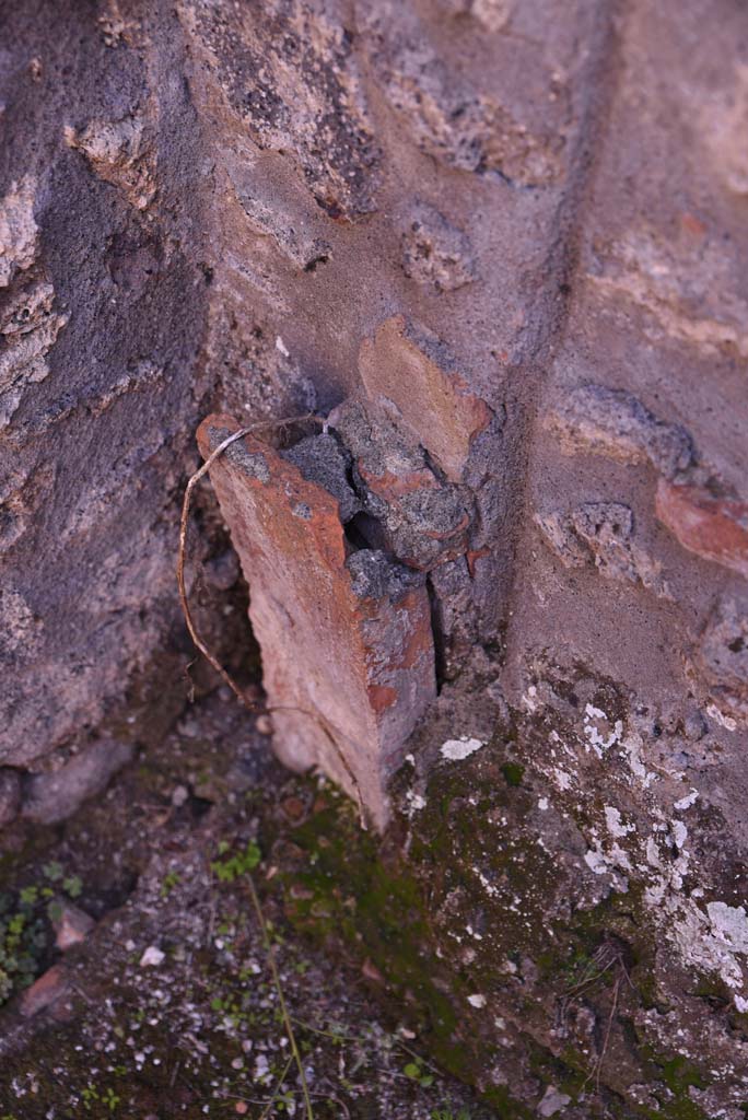 I.4.25/I.4.5 Pompeii. October 2019. Tepidarium 40, south-east corner.
Foto Tobias Busen, ERC Grant 681269 DÉCOR.