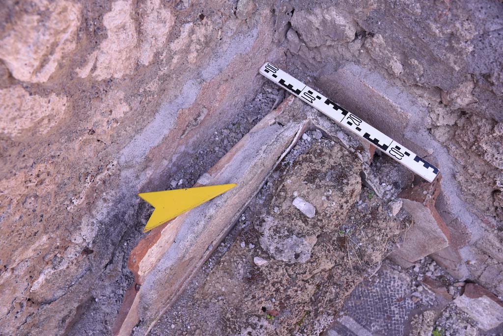 I.4.25/I.4.5 Pompeii. October 2019. Calidarium 41, detail in north-west corner.
Foto Tobias Busen, ERC Grant 681269 DÉCOR.