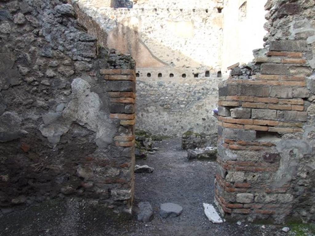 I.4.28 Pompeii. December 2007. Room 26, looking towards doorway into room 27, the stables.