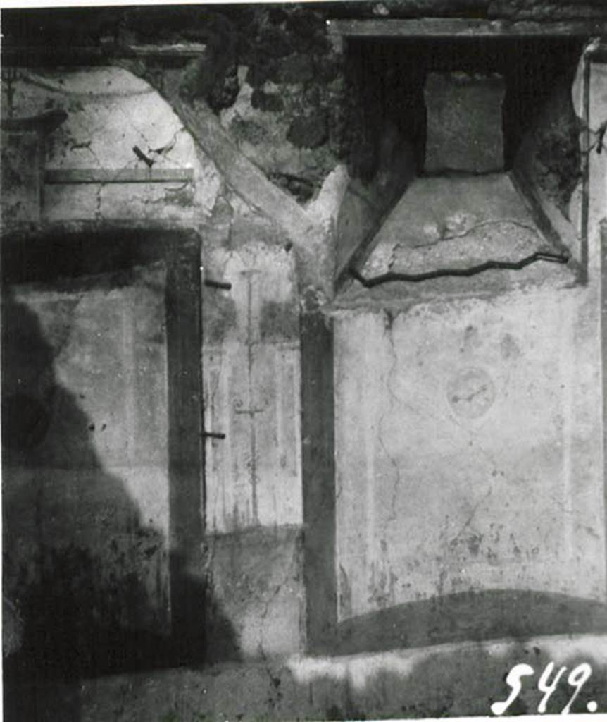 10502-warscher-codex-107-640.jpg
I.5.2 Pompeii. 1936, taken by Tatiana Warscher. Central and eastern panel on north wall of small room, with window onto Vicolo del Conciapelle, on right. See Warscher T., 1936. Codex Topographicus Pompeianus: Regio I.1, I.5. Rome: DAIR, whose copyright it remains.