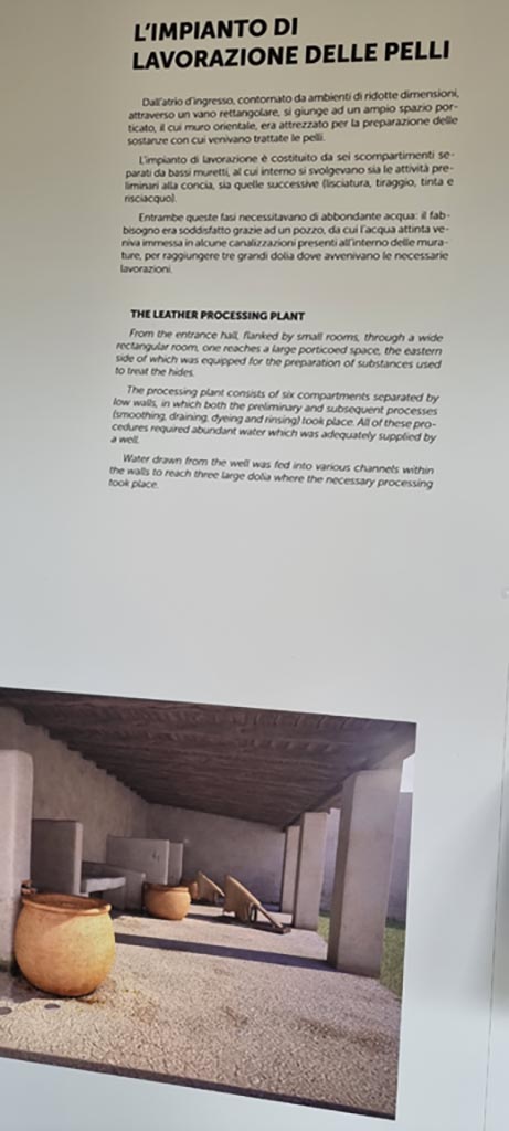 I.5.2 Pompeii. December 2023. 
Descriptive notice-board. Photo courtesy of Miriam Colomer.