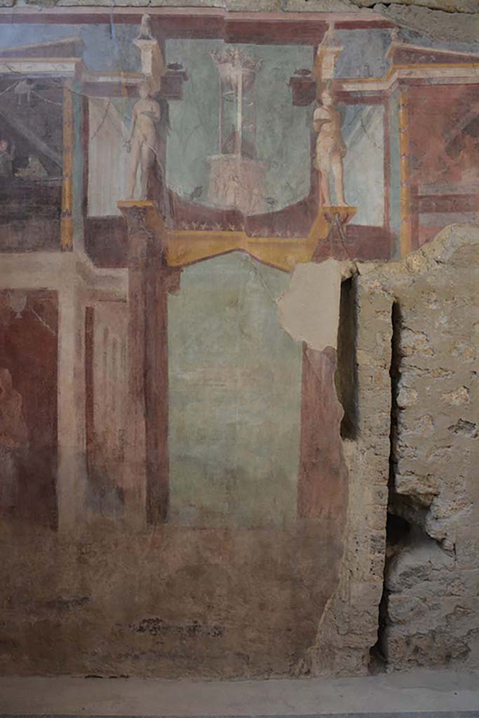 I.6.2 Pompeii. September 2019. Looking towards centre of north wall of frigidarium.
Foto Annette Haug, ERC Grant 681269 DÉCOR.