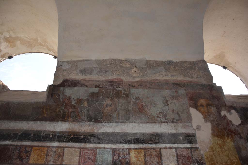 I.6.2 Pompeii. September 2019. Upper west wall of east wing, cont’d.
Foto Annette Haug, ERC Grant 681269 DÉCOR.