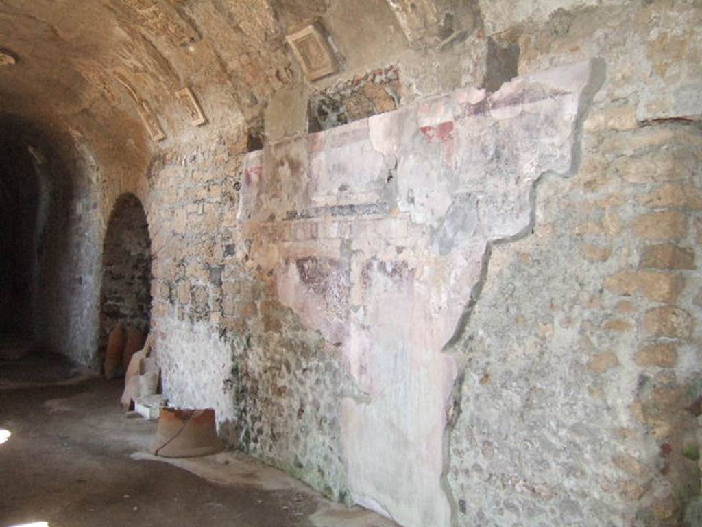 I.6.2 Pompeii. May 2006. North wall of north wing of cryptoporticus.