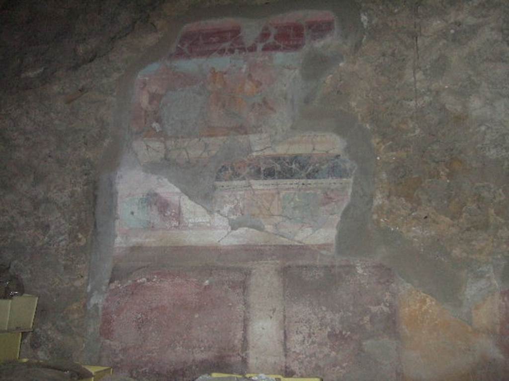 I.6.2 Pompeii. May 2006. Wall painting from west wall in cryptoporticus.