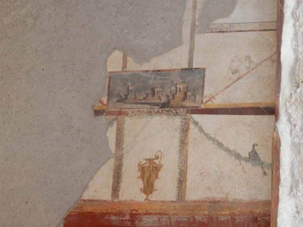 I.6.7 Pompeii. May 2016. Painted panel from upper east end of south wall.   Photo courtesy of Buzz Ferebee.