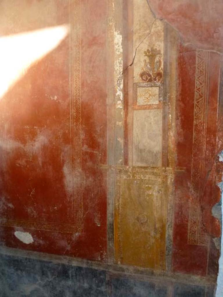 I.6.7 Pompeii. June 2012. South wall of atrium in south-east corner. 
Photo courtesy of Michael Binns.