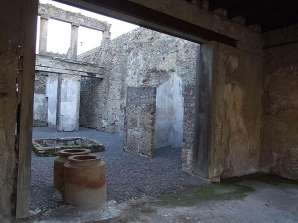 I.6.9 Pompeii. December 2007.  Looking across atrium to bedroom on the west side.