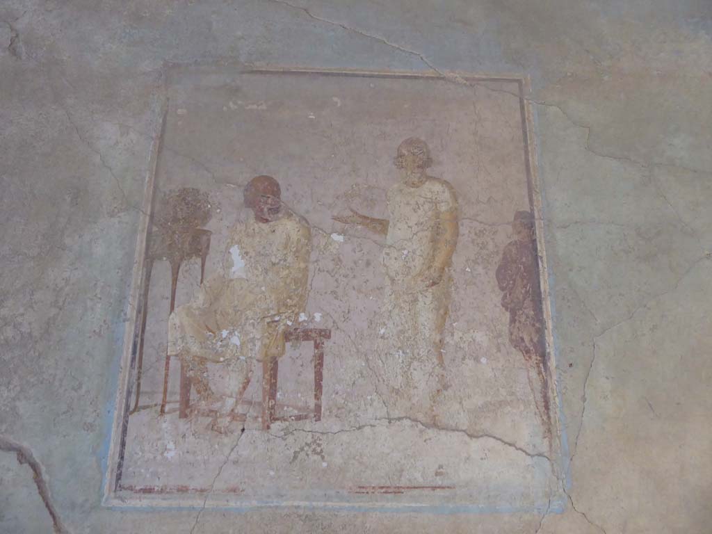 I.6.11 Pompeii. September 2015. Wall painting from north end of west wall. 
Foto Annette Haug, ERC Grant 681269 DÉCOR.