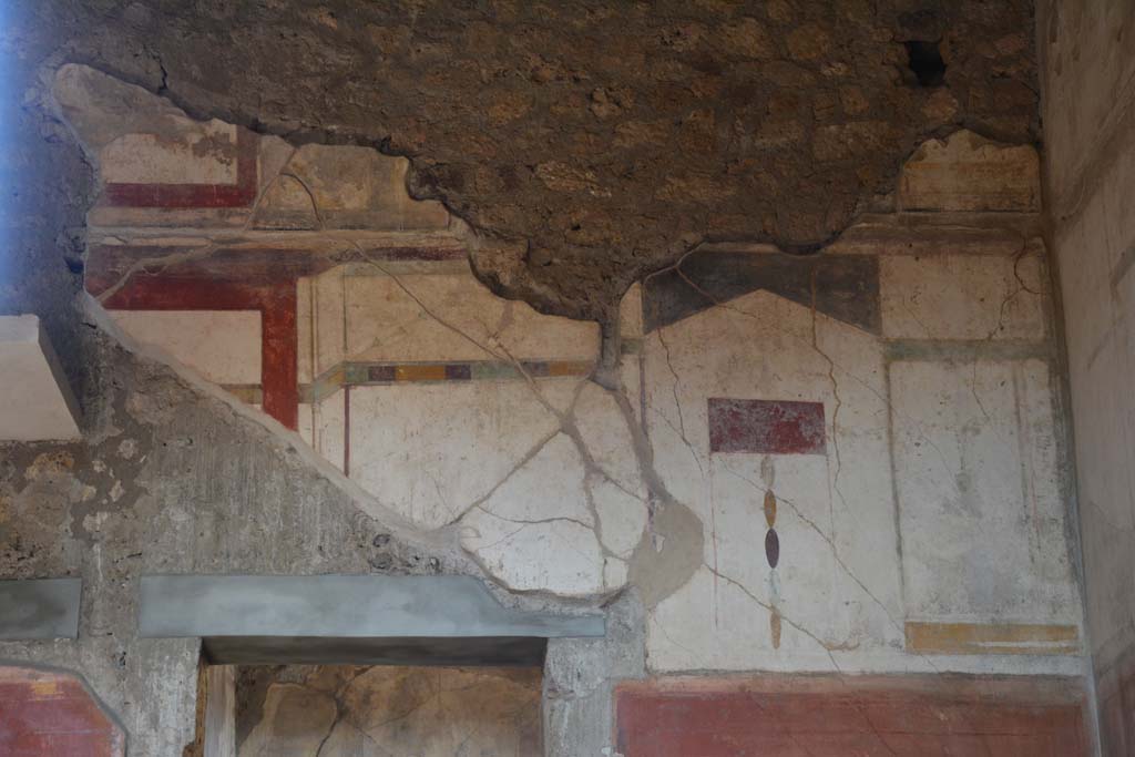 I.6.15 Pompeii. March 2019. Room 4, upper north wall in north-east corner.
Foto Annette Haug, ERC Grant 681269 DÉCOR
