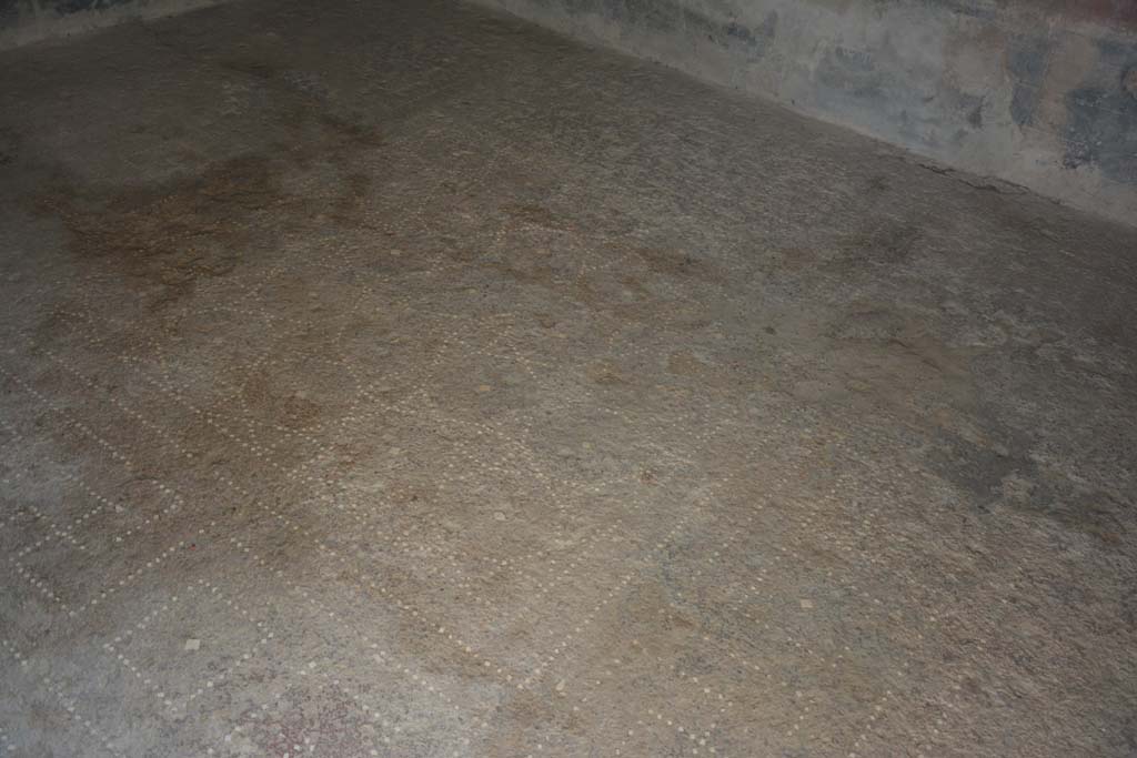 I.6.15 Pompeii. October 2019. Room 13, detail of flooring in cubiculum.        
Foto Annette Haug, ERC Grant 681269 DÉCOR