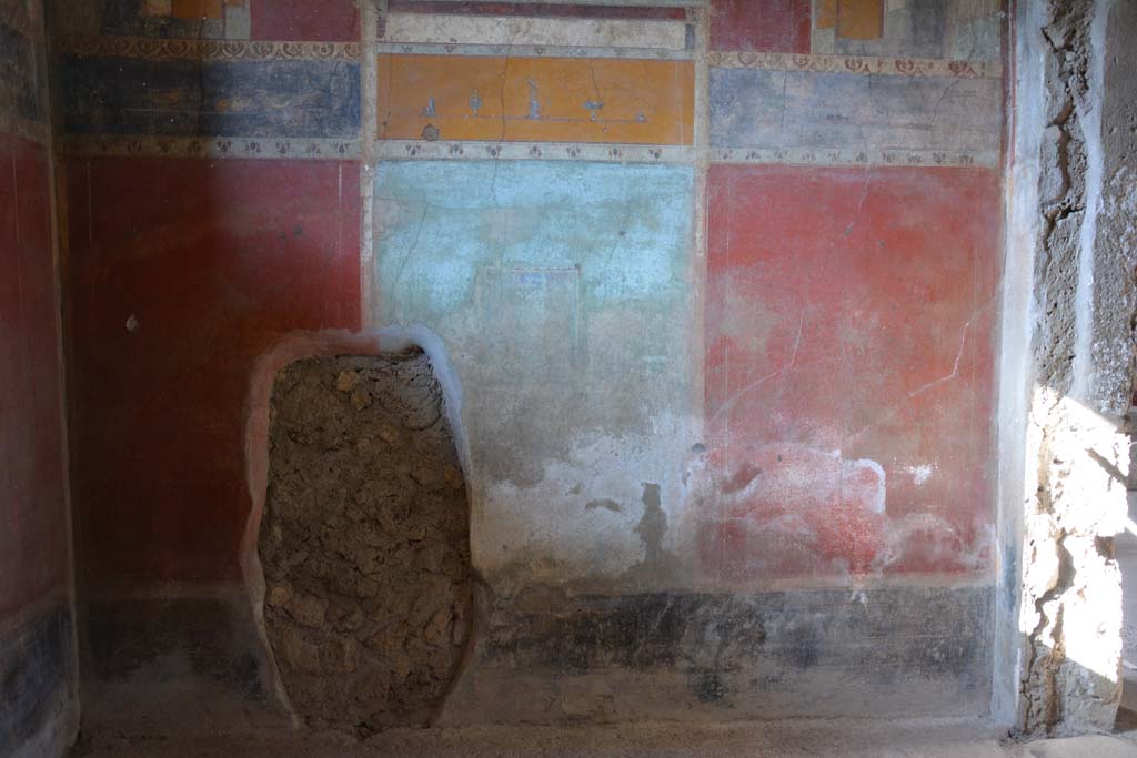 I.6.15 Pompeii. October 2019. Room 13, lower west wall.        
Foto Annette Haug, ERC Grant 681269 DÉCOR