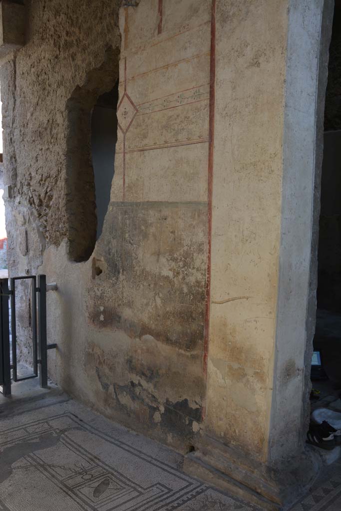 I.7.1 Pompeii. October 2019. Looking north along east wall of entrance corridor.
Foto Annette Haug, ERC Grant 681269 DÉCOR.