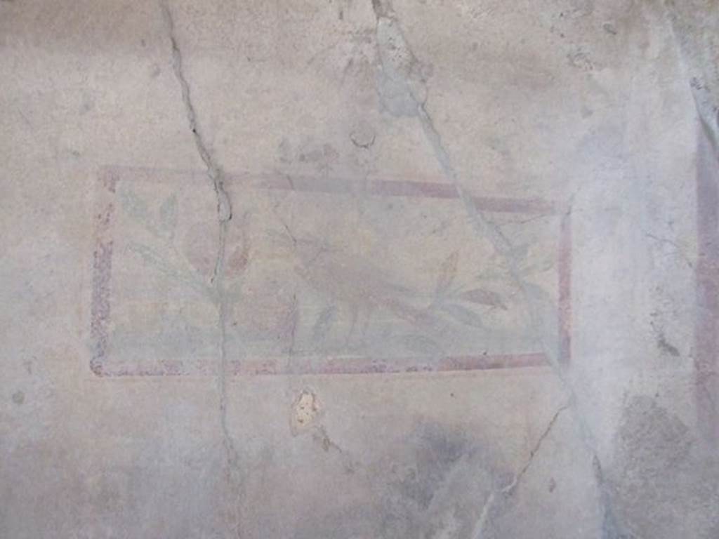 I.7.11 Pompeii. December 2006. 
 Wall painting of bird in cubiculum to south-east of atrium.