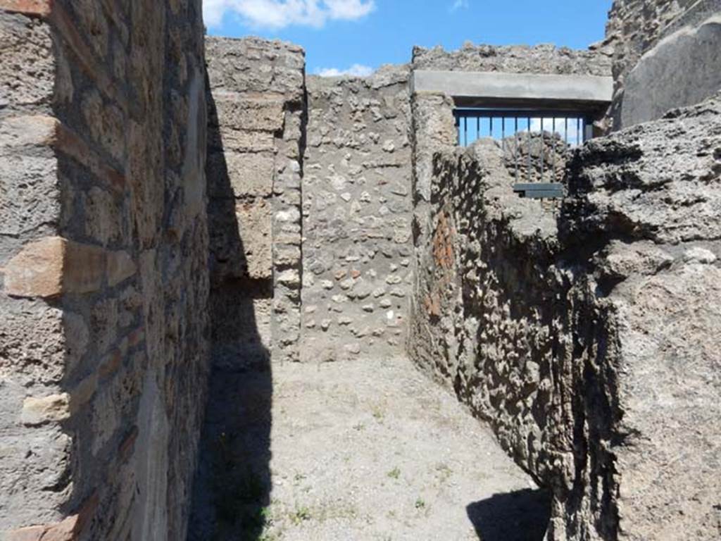 I.7.11 Pompeii. May 2017. Area of stairs to upper floor on north side of entrance doorway of I.7.11, on east side of atrium.  Photo courtesy of Buzz Ferebee.