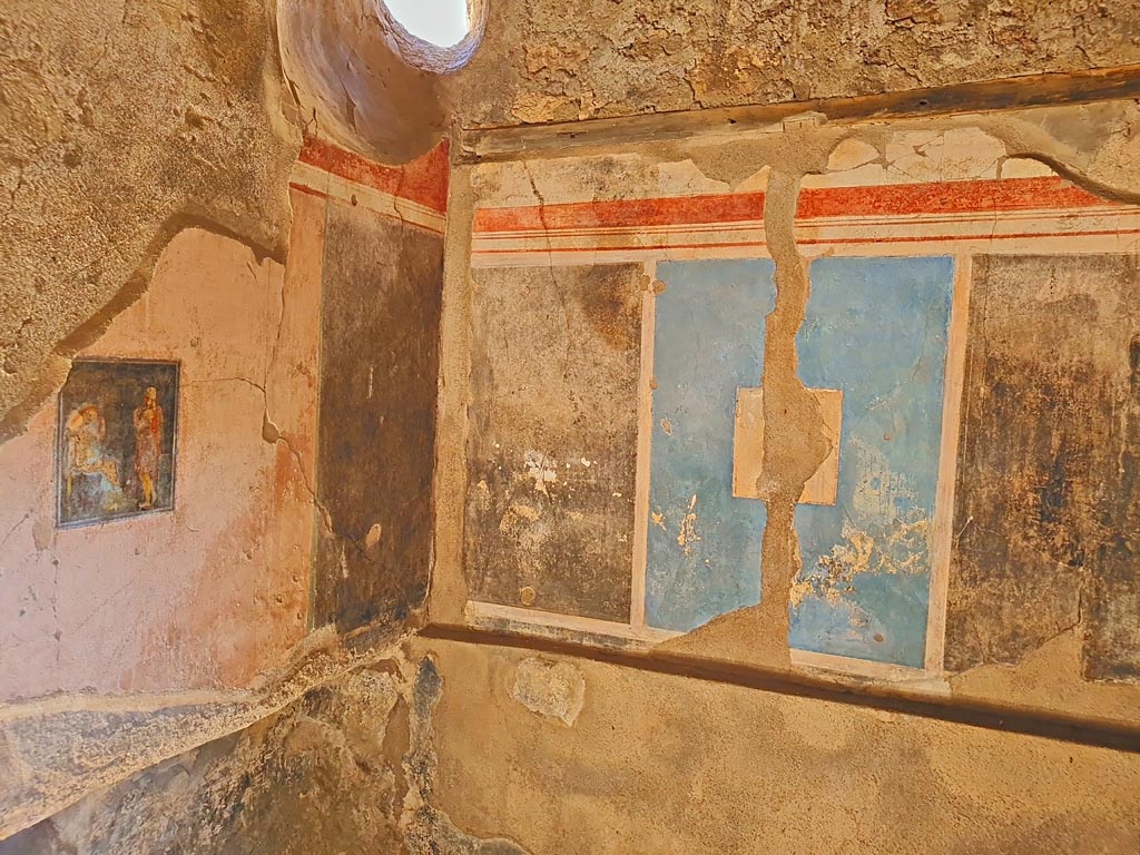 I.7.19 Pompeii. March 2024. 
Looking towards the north-east corner of cubiculum on north side of corridor. Photo courtesy of Giuseppe Ciaramella.