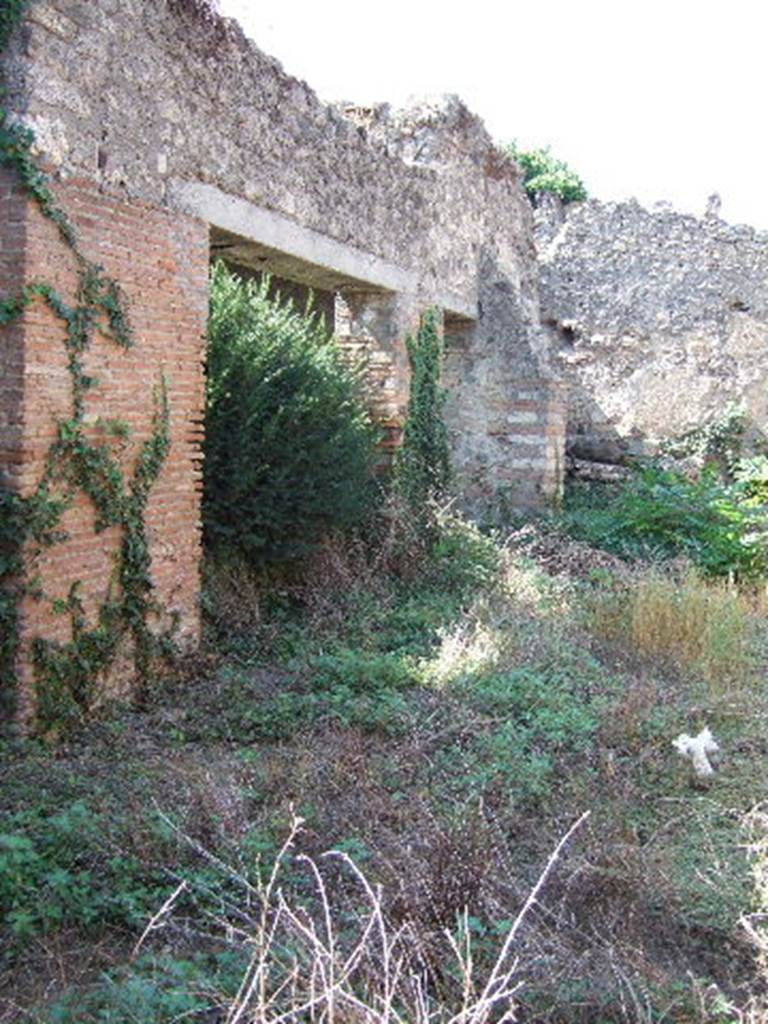 I.8.11 Pompeii. September 2005. Looking west from the entrance.