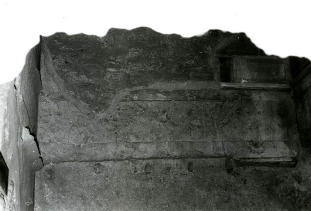 I.8.17 Pompeii. 1968. Room 15. Casa dei Quattro Stili, cubiculum NW of atrium, back N wall upper zone.  Photo courtesy of Anne Laidlaw.
American Academy in Rome, Photographic Archive. Laidlaw collection _P_68_14_28.