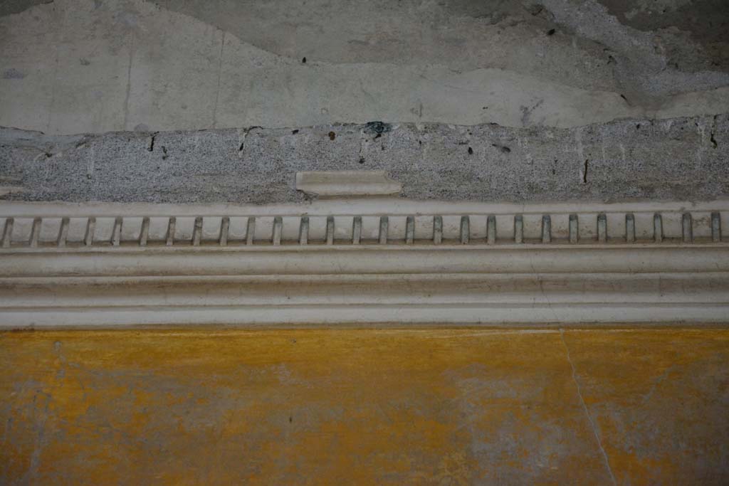 I.8.17 Pompeii. March 2019. Room 9, detail of cornice from upper east wall.
Foto Annette Haug, ERC Grant 681269 DÉCOR.