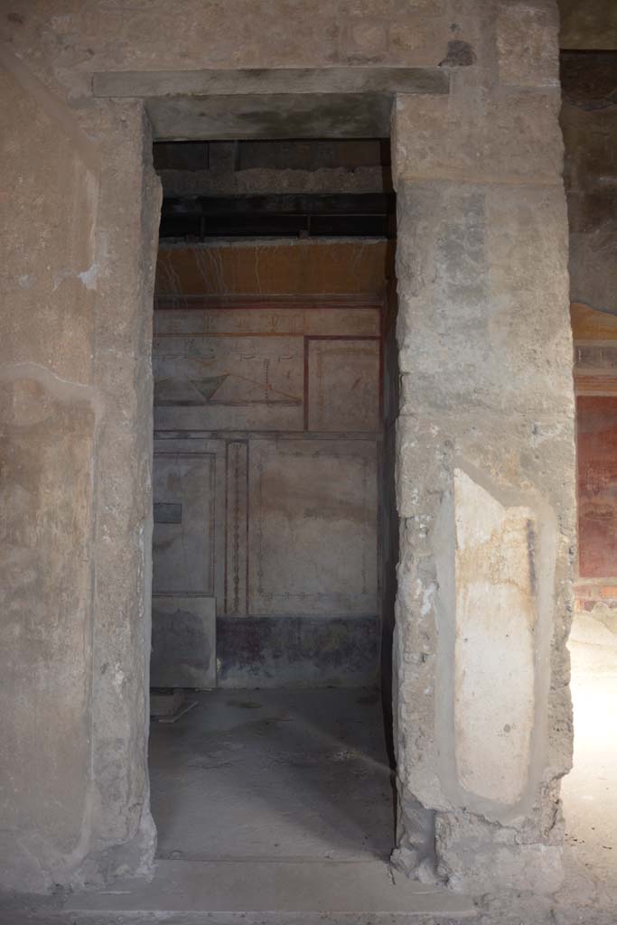 I.8.17 Pompeii. October 2019.  
Room 14, looking north through doorway in north-west corner of atrium 3.
Foto Annette Haug, ERC Grant 681269 DÉCOR.