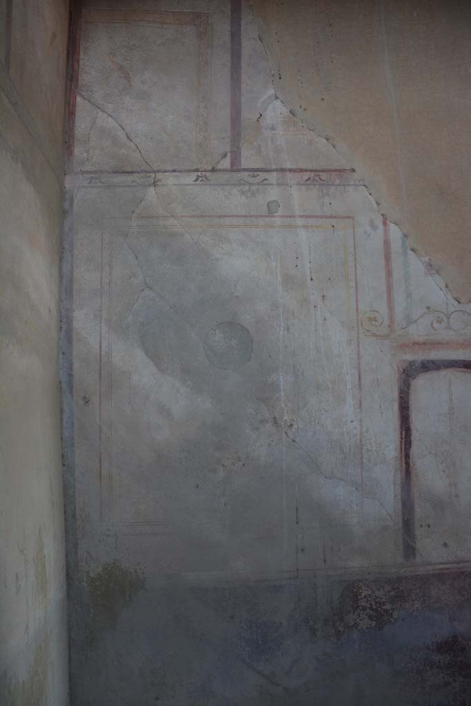 I.8.17 Pompeii. March 2019. Room 14, east wall at north end in north-east corner.
Foto Annette Haug, ERC Grant 681269 DÉCOR.