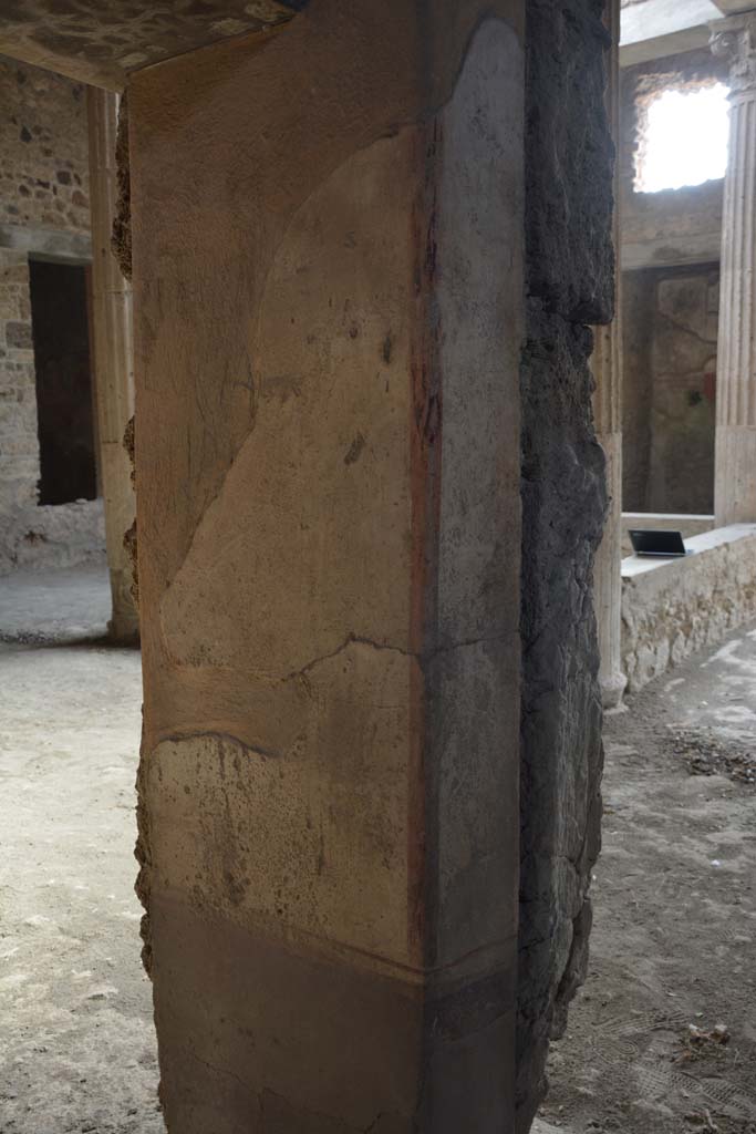 I.8.17 Pompeii. March 2019. Room 14, pilaster between two doorways.
Foto Annette Haug, ERC Grant 681269 DÉCOR.