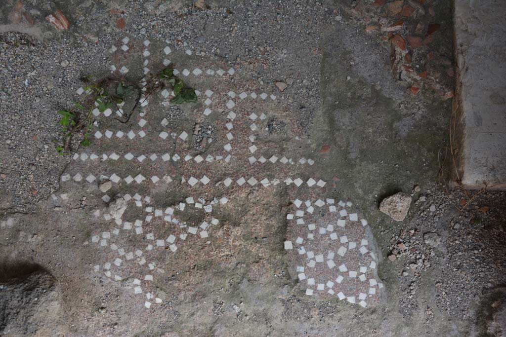 I.8.17 Pompeii. March 2019. Mosaic flooring in entrance doorway.
Foto Annette Haug, ERC Grant 681269 DÉCOR.