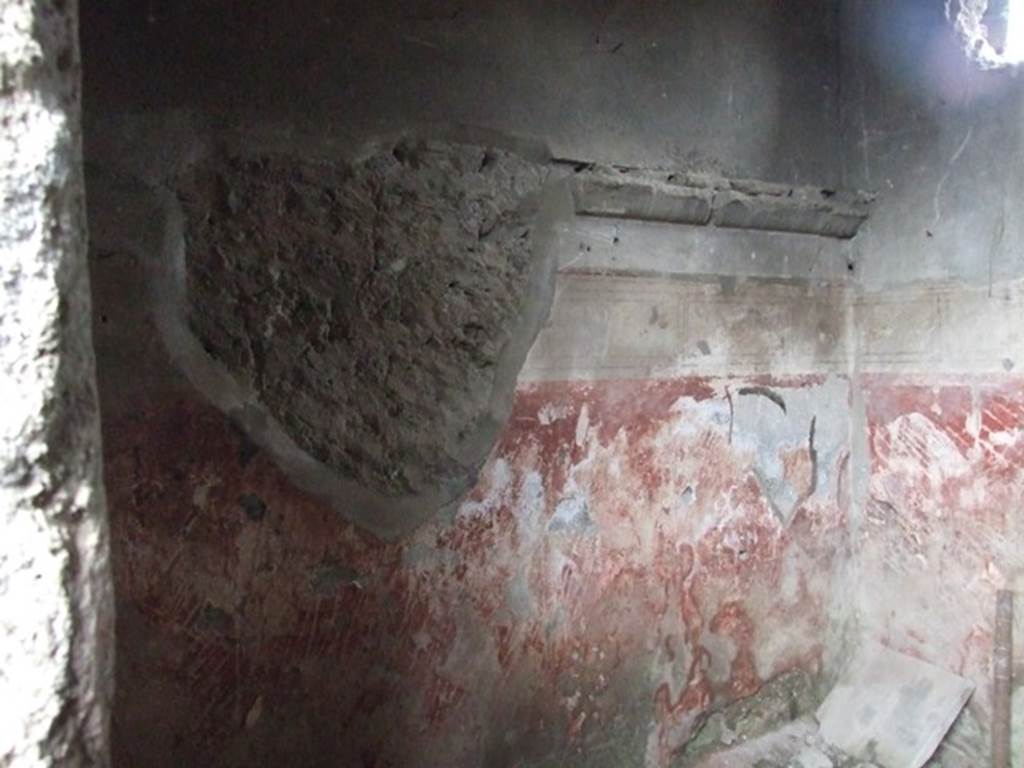 I.8.18 Pompeii. December 2007. South wall, similarly decorated to north and other walls, of room to south of the entrance.