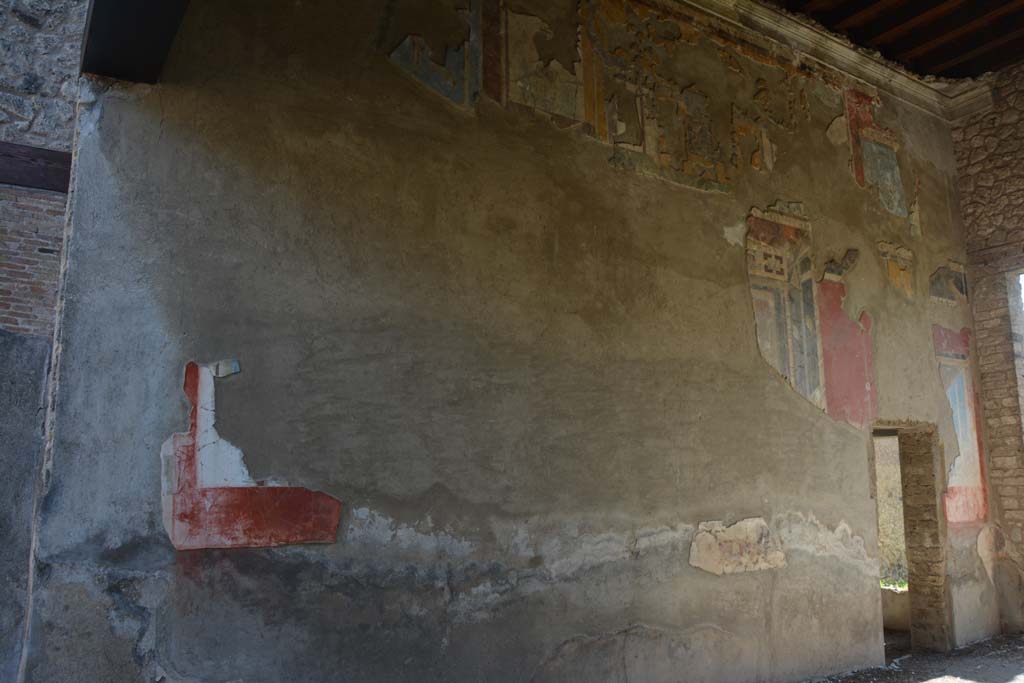 I.9.1 Pompeii. October 2019. Room 7, east wall of tablinum.
Foto Annette Haug, ERC Grant 681269 DÉCOR.