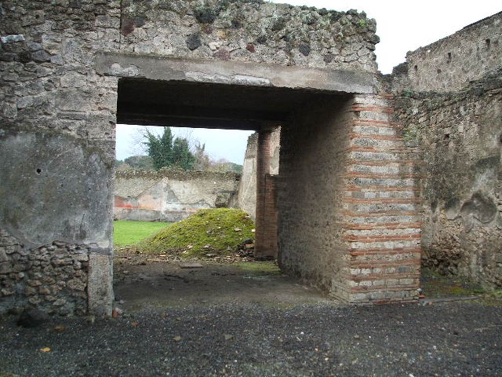 I.9.3.  Looking across atrium towards Tablinum. December 2004.